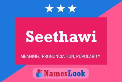 Seethawi Name Poster