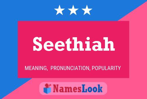 Seethiah Name Poster