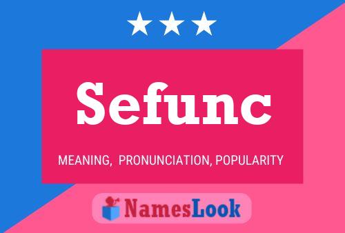 Sefunc Name Poster