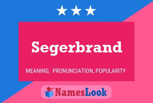 Segerbrand Name Poster