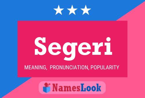 Segeri Name Poster