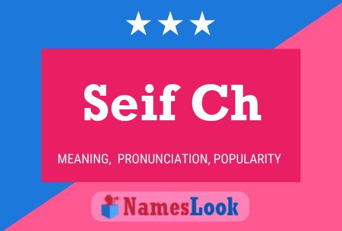 Seif Ch Name Poster