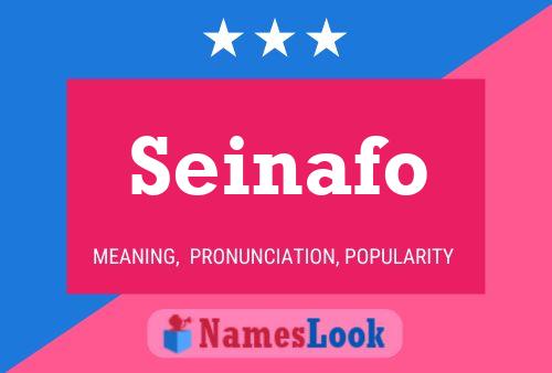 Seinafo Name Poster