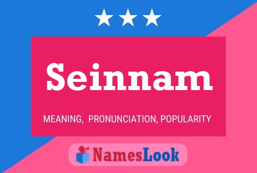 Seinnam Name Poster