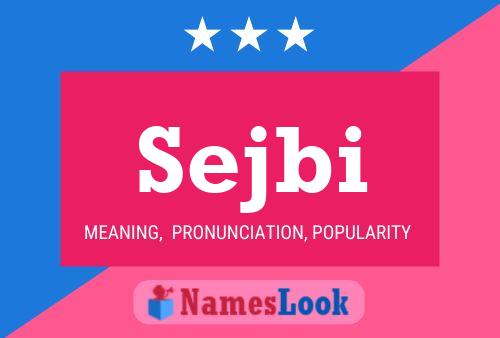 Sejbi Name Poster