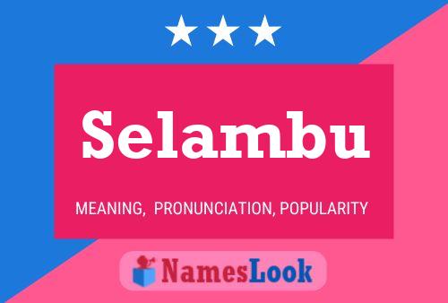 Selambu Name Poster