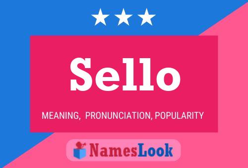 Sello Name Poster