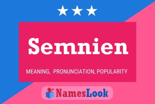 Semnien Name Poster