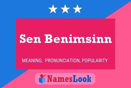 Sen Benimsinn Name Poster