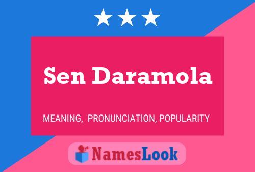 Sen Daramola Name Poster