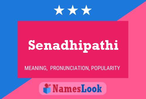 Senadhipathi Name Poster