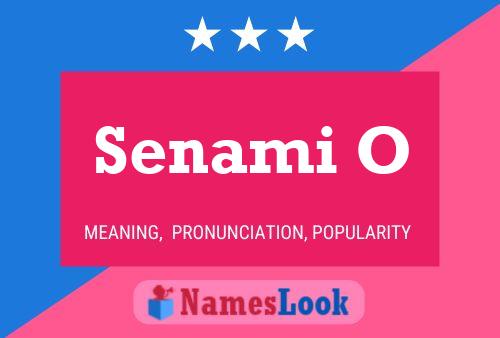 Senami O Name Poster