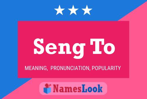 Seng To Name Poster