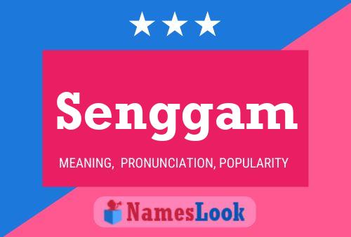 Senggam Name Poster