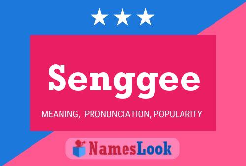 Senggee Name Poster