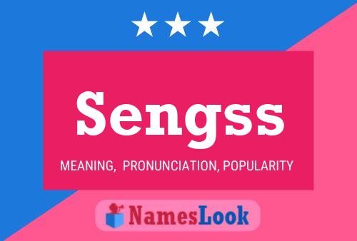 Sengss Name Poster