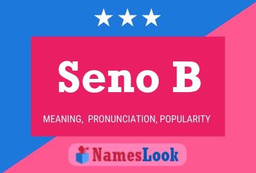 Seno B Name Poster