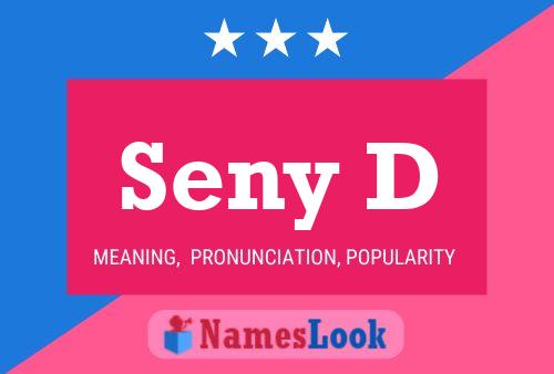 Seny D Name Poster