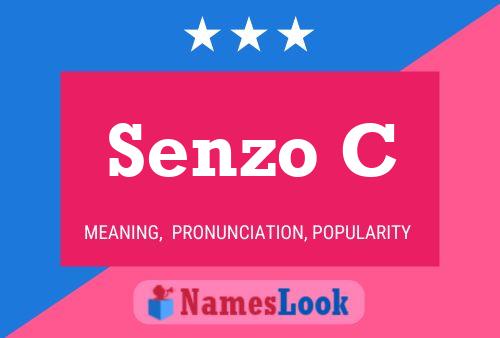 Senzo C Name Poster