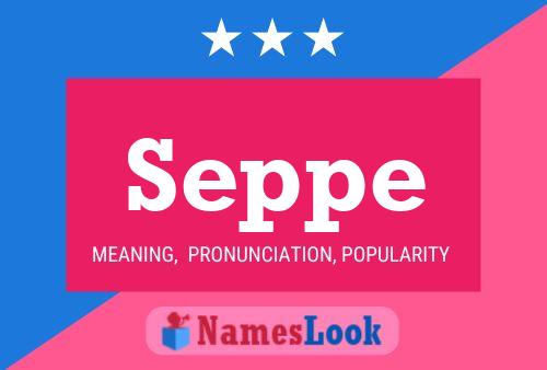 Seppe Name Poster