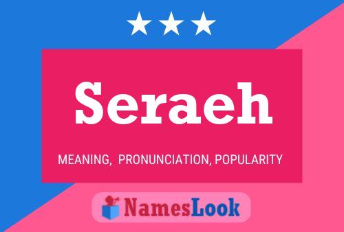 Seraeh Name Poster