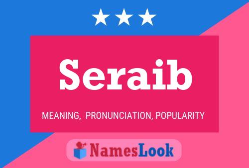 Seraib Name Poster