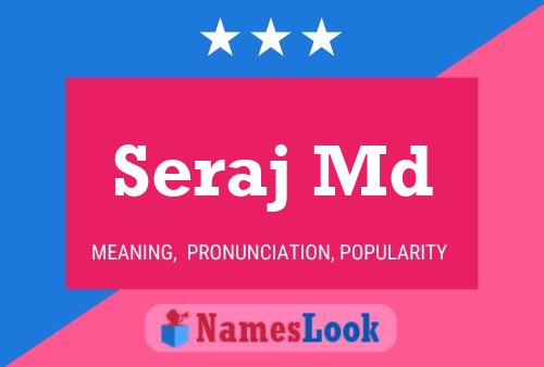 Seraj Md Name Poster