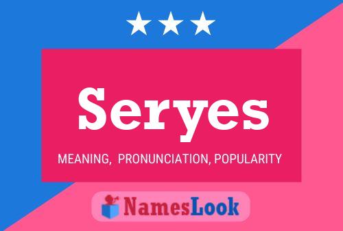 Seryes Name Poster