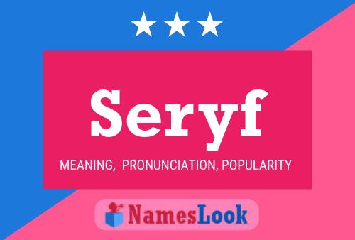 Seryf Name Poster