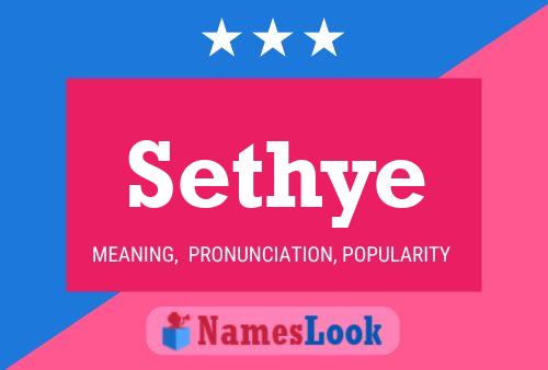 Sethye Name Poster