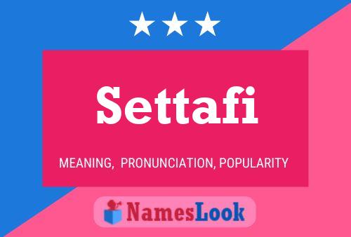 Settafi Name Poster