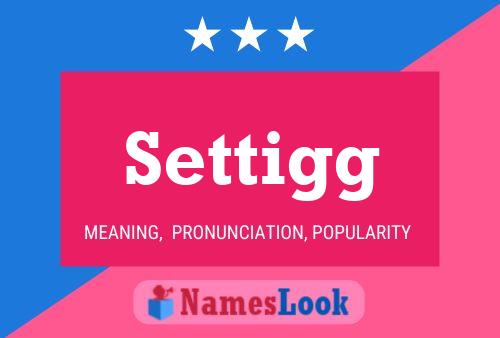 Settigg Name Poster