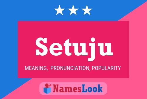 Setuju Name Poster