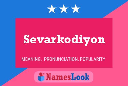 Sevarkodiyon Name Poster