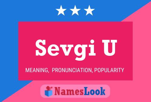 Sevgi U Name Poster