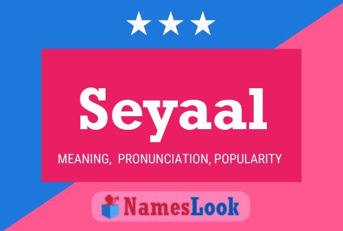 Seyaal Name Poster