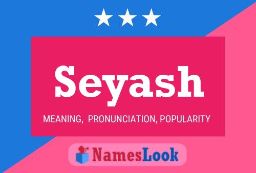 Seyash Name Poster