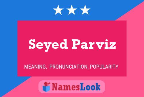 Seyed Parviz Name Poster