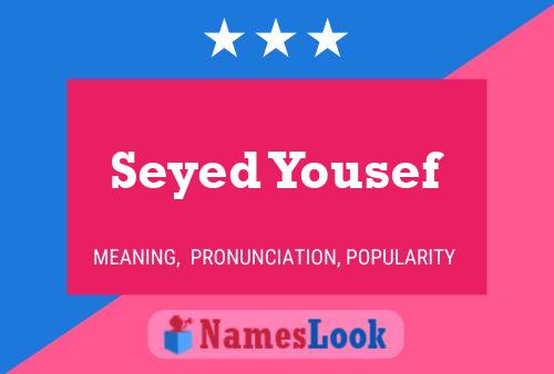 Seyed Yousef Name Poster