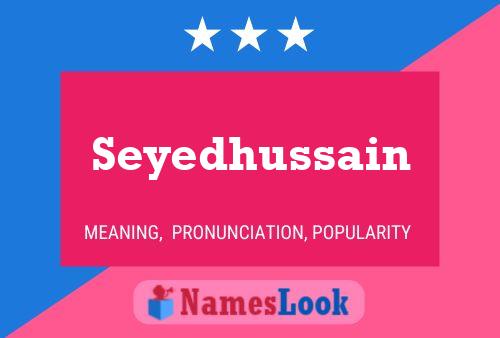 Seyedhussain Name Poster