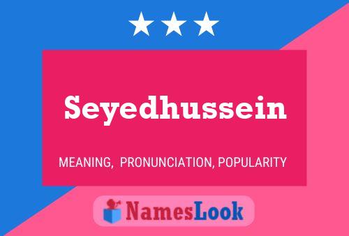 Seyedhussein Name Poster