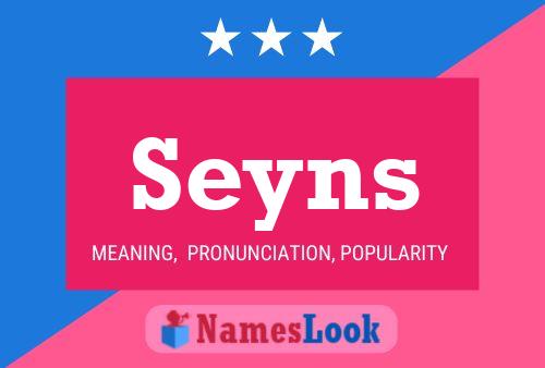 Seyns Name Poster