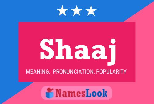 Shaaj Name Poster