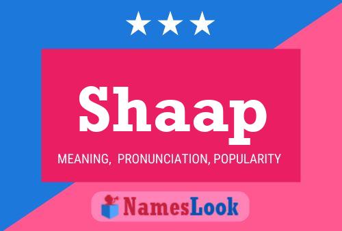 Shaap Name Poster