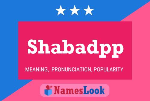 Shabadpp Name Poster