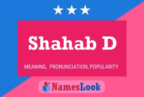 Shahab D Name Poster