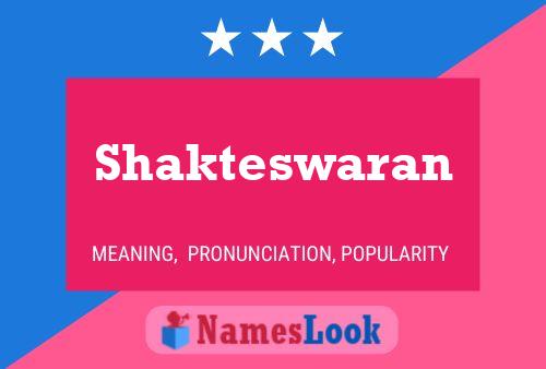 Shakteswaran Name Poster