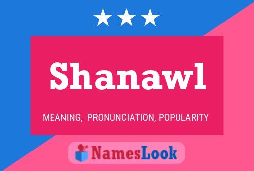 Shanawl Name Poster