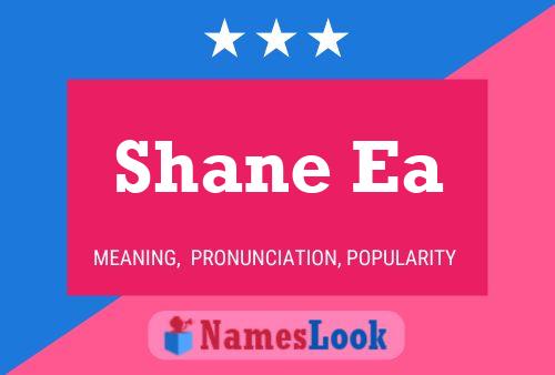 Shane Ea Name Poster