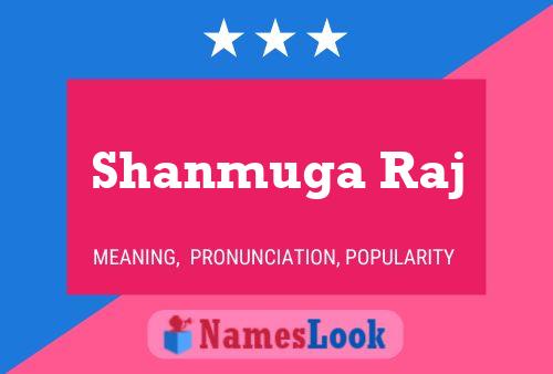 Shanmuga Raj Name Poster